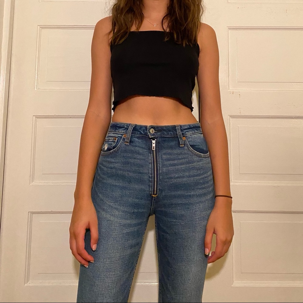 Abercrombie Simone high rise slim jeans
